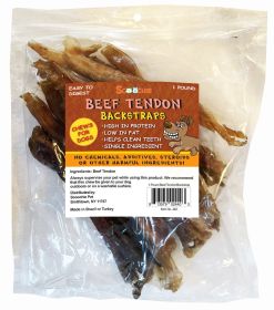 Beef Tendon / Back Strap 1 lb. in Zip Lock Bag