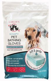 Carlies Pet Bathing Soapy Glove 5 Pack