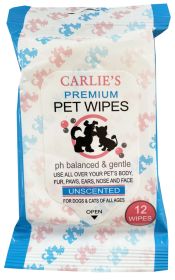 Carlies Premium Multi-Purpose Pet Wipes 12 Pack