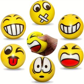 1PC Random Style Face Stress Balls Squeeze Stress Balls Tension Relief Relaxation Gadgets, Fidget Toys, Party Favors