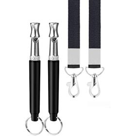 Dog Whistle; 2 Pack Professional Ultrasonic Dog Whistle to Stop Barking; Recall Training