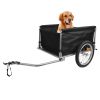 Foldable Bicycle Cargo Wagon Trailer Two-Wheel Bike Cargo Wheel Removable Cover