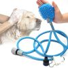 Portable Dog Shower Easy Install Pet Supplies Water Spray Bath Brush Pet Cleaning Grooming