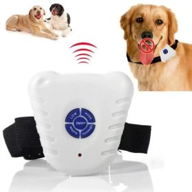 Ultrasonic Dog Anti Bark Collar Stop Barking Control Trainer Waterproof Button Clicker