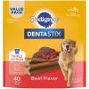 PEDIGREE DENTASTIX Beef Flavor Dental Bones Treats Dogs, 2.08 lb. Value Pack (40 Treats)