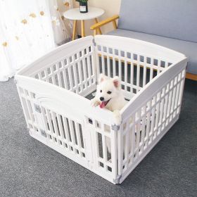 Playpen Foldable Gate for Dogs Heavy Plastic Portable Indoor Outdoor Small Pets