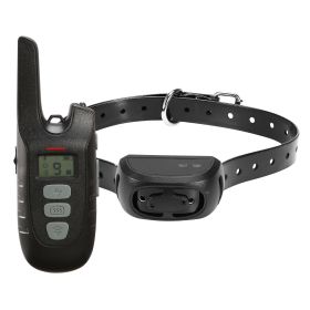 Dog Training Collar IP67 Waterproof Rechargeable Shock Collar w/ 1640FT Remote Range Beep Vibration