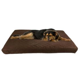 Waterproof Memory Foam Pet Bed- Indoor/Outdoor Water-Resistant Non-Slip Bottom Washable 44 x 35