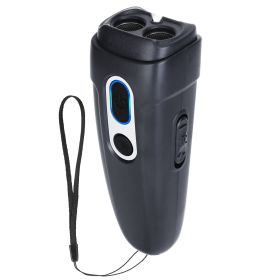 Ultrasonic Anti Barking Device Rechargeable Handheld Barking Deterrent with 4 Modes LED Flashlight