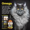 Hemp and Salmon Oil for Dogs Skin and Coat Omega Oil Rich in Vitamins B E