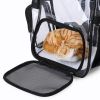 Breathable Transparent Travel Carrier Pet Backpack Weight up To 10lbs