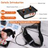 Dog Training Collar Receiver Waterproof Shock Vibration Beep Mode Single Dog Receiver Without Remote