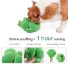 Snuffle Broccoli Dog Puzzle Toys Slow Dispensing Feeder Pet Training Games Feeding