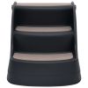 Folding 3-Step Dog Stairs Black