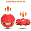 4 Pack Flying Saucer Ball Electric Colorful Flying Toy UFO Ball with LED Lights