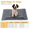 Dog Bed Mat Comfortable Fleece Pet Dog Crate Carpet Reversible Pad Joint Relief M Size