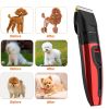 Pet Grooming Kit Rechargeable Cordless Dog Grooming Clippers Electric Trimmer Shaver Hair Cutter w/ 4 Guide