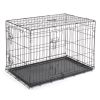 36" Pet Kennel Cat Dog Folding Steel Crate Animal Playpen Wire Metal