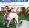 White Automatic Dog Ball Launcher Machine; Automatic Tennis Ball Thrower