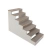 7-Tier Pet Stair, Portable Ramp, Ladder with Felt Pad, Non-Slip High Bed