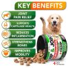 Hemp Hip and Joint Support Supplement for Dogs Joint Chews with Chondroitin MSM Hemp Oil