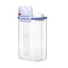 Pet Food Airtight Storage Container, Portable with Pour Spout Measuring Cup