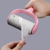 Replaceable Rolls Handle Sticky Roller Tearable Adhesive Hair Remover Kit with Handle