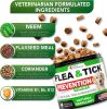 2 Pack Flea and Tick Prevention for Dogs Chewable for All Breeds Treats