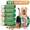 No Poo Chews Coprophagia Stool Eating Deterrent Prevent Dog from Eating Poop with Probiotics & Enzymes