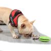 Food Dispenser Puppy Chewing Training Squeaky Leakage Ball Teething Toy Rubber Ball