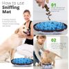 Adjustable Snuffle Foraging Mat Dog Mental Puzzle Interactive Stimulation Toy Training