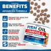 Omega 3 Fish Oil for Dogs 170 Chews Skin and Coat Support Dog Anti Shedding