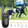 Dog Training Collar IP67 Waterproof Rechargeable Shock Collar w/ 1640FT Remote Range Beep Vibration