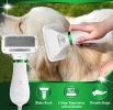 Pet hair comb hair dryer 2 and 1 pet supplies Pet hair Dryer with Slicker Brush; pet grooming