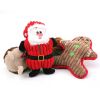 Christmas Bite-resistant Plush Pets Santa Claus Teeth Cleaning Training Puppy Chewing Toy