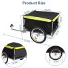 Foldable Bicycle Cargo Wagon Trailer Two-Wheel Bike Cargo Wheel Removable Cover