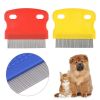 1 Pcs Stainless Steel Comb Portable Grooming Flea Removal