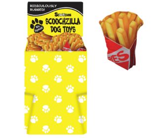 Dump Bin of Scoochzilla Doggie Fries 60 Pieces