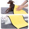 New coral velvet speed pet dry towel dog soft absorbent pet bath towel