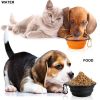 Dog Bowl 2PCS Folding Bowl Outdoor Portable Drinking Bowl