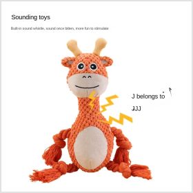 chew toys plush sound toys grinding teeth resistant to bite interactive dog toys (colour: Baby bear)