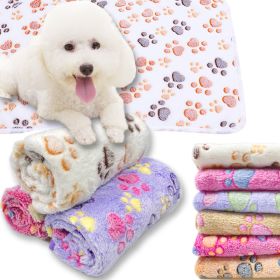 Soft and Fluffy High-Quality Pet Blanket Warm and Comfortable (Color: Grey stars, size: For kittens  60X40cm)