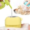 Bath Massage Gloves Brush Soft Safety Silicone Pet Accessories