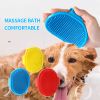 Soft Rubber Dog Brush, Fur Grooming Massage Brush