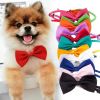 Dog Necklace Adjustable Strap, Collar Pet Bow Tie