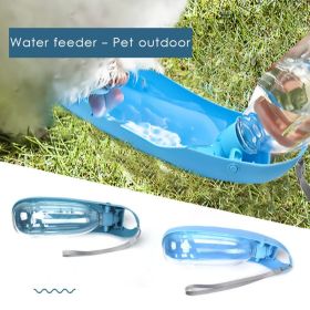 Foldable Pet Water Dispenser Outdoor Travel Drink Bottle (Color: O, size: 500ML)