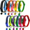 Pet Color Buckle Reflective Collars, Safety Adjustable for Puppy Night Outdoor