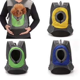 Pet Carriers Comfortable Carrying for Small Cats Dogs Backpack (Color: Yellow, size: 41cm*55cm*18cm)