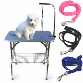 Dogs Leash Noose Loop Lock Clip Rope Grooming Table Accessories (Color: Blue)