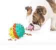 Chew Toy Treat Squeaky Bounce with Rope for Aggressive Dog Chewers